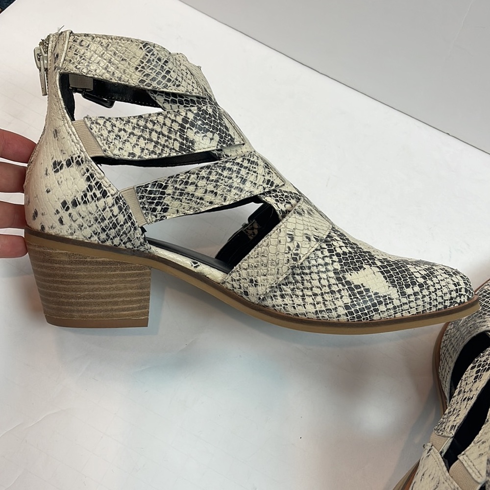 - CREVO JESSAMINE SNAKESKIN CAGE BOOTIES - Picture 6 of 6